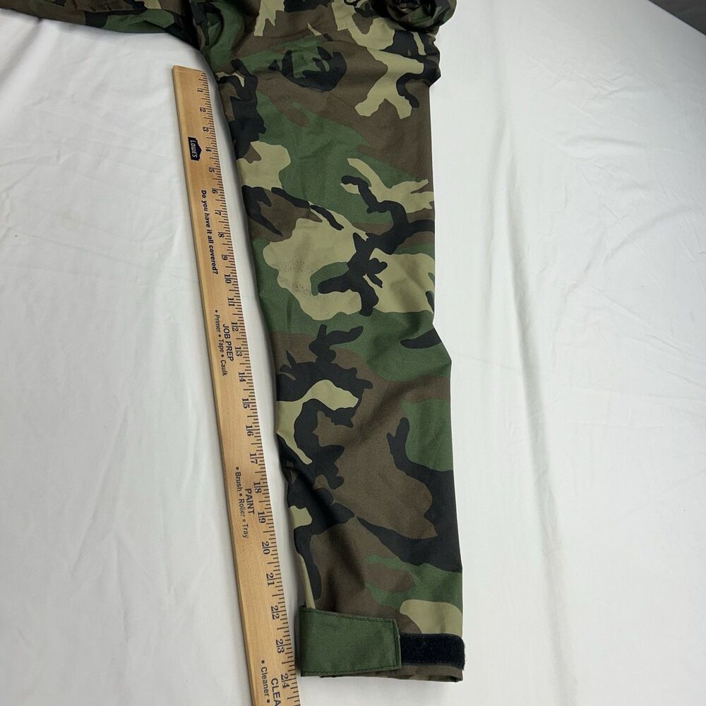 Log House Designs Gore-Tex Jacket Men's Large Long Green Camo Hunting Military - Picture 16 of 16